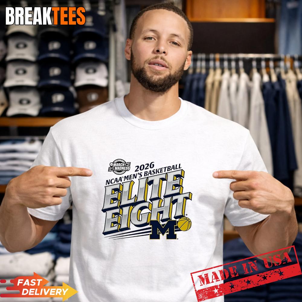Michigan Wolverines Elite Eight NCAA men’s basketball 2026 Shirt