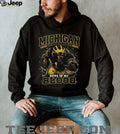 Michigan Wolverines Football Mascot Runs In My Blood Vintage Style Men Fans Shirt