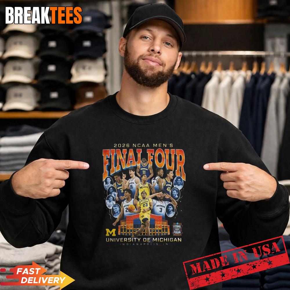 Michigan Wolverines Men’s Basketball 2026 Winner Team Shirt