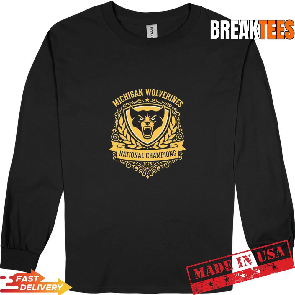 Michigan Wolverines National Champions 2026 Basketball T-Shirt