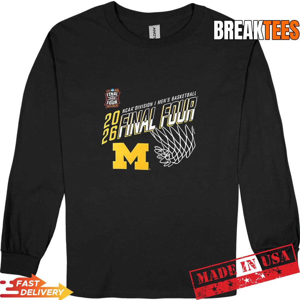 Michigan Wolverines basketball MBB Final Four 2026 T-Shirt