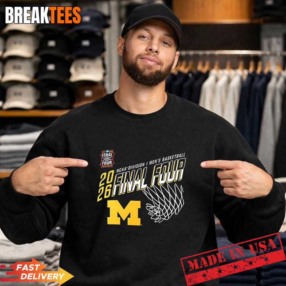 Michigan Wolverines basketball MBB Final Four 2026 T-Shirt