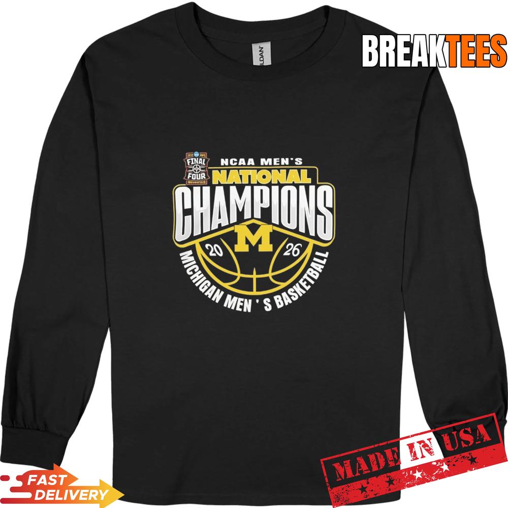 Michigan Wolverines won the 2026 Men’s Basketball National Champions T-Shirt