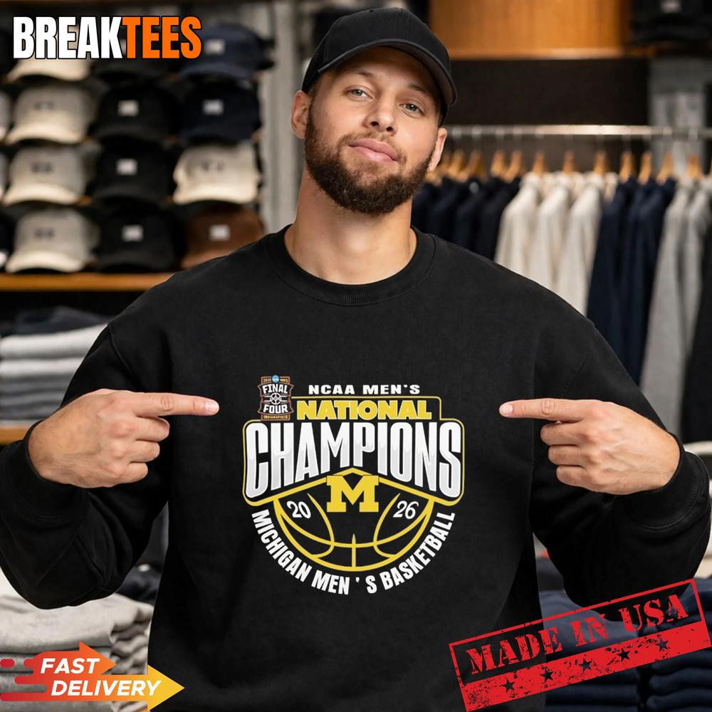 Michigan Wolverines won the 2026 Men’s Basketball National Champions T-Shirt