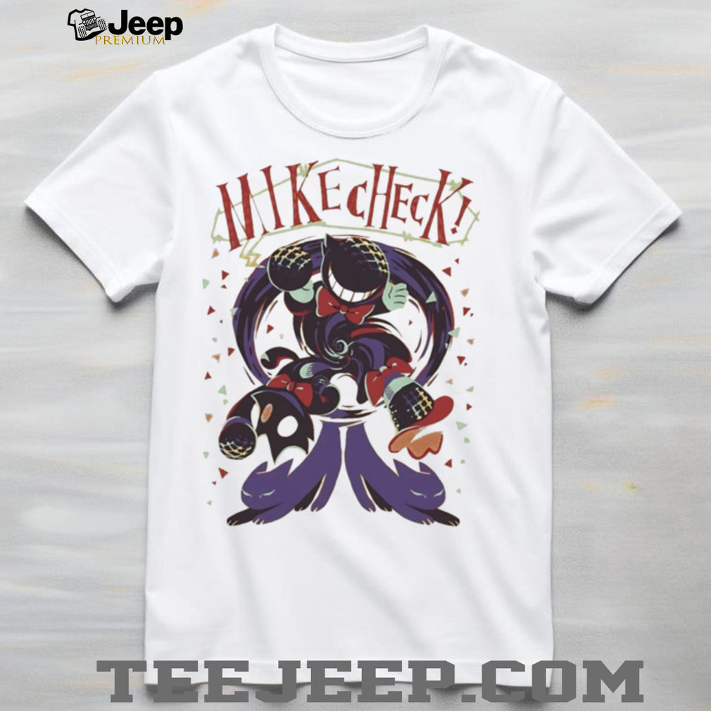 Mike check graphic shirt