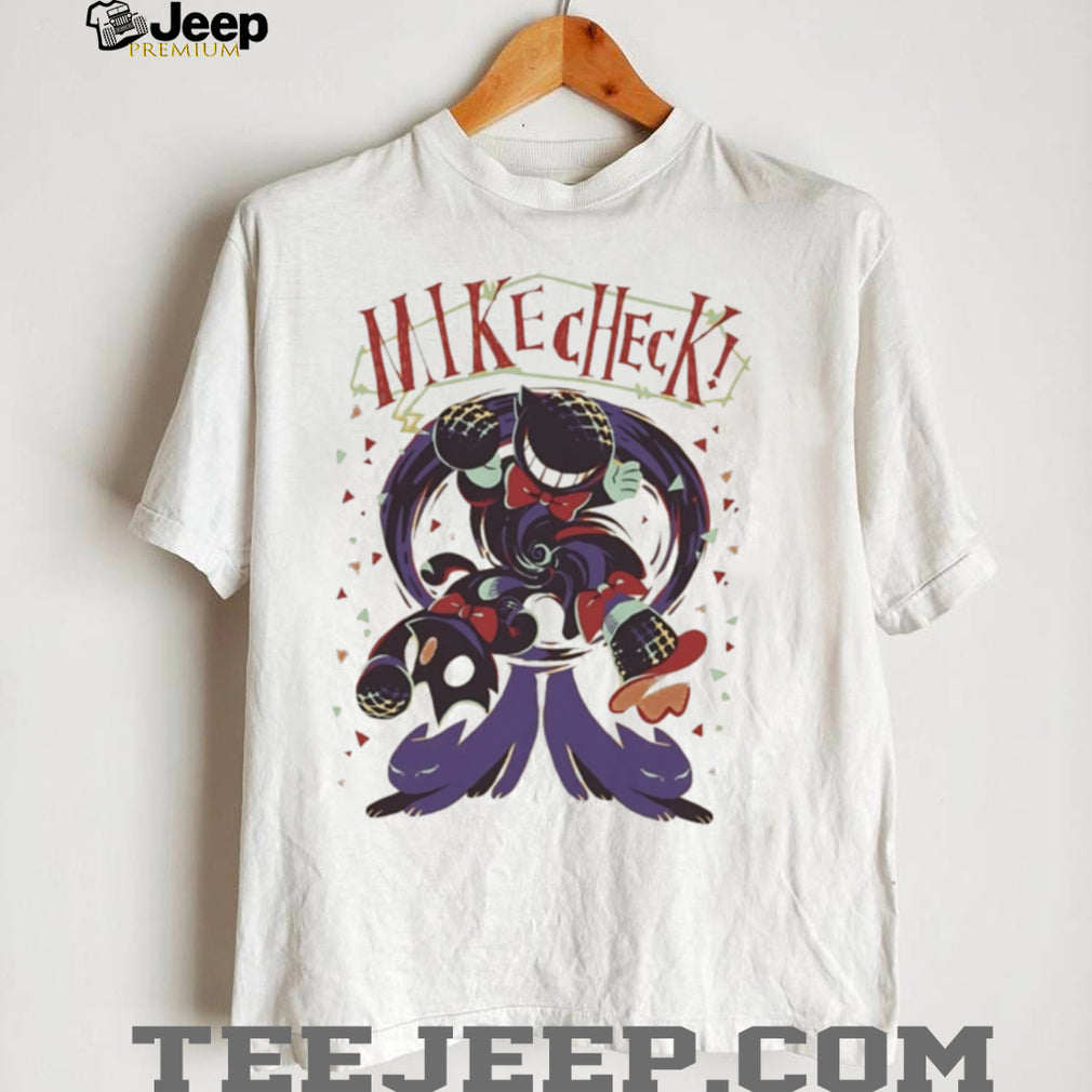 Mike check graphic shirt