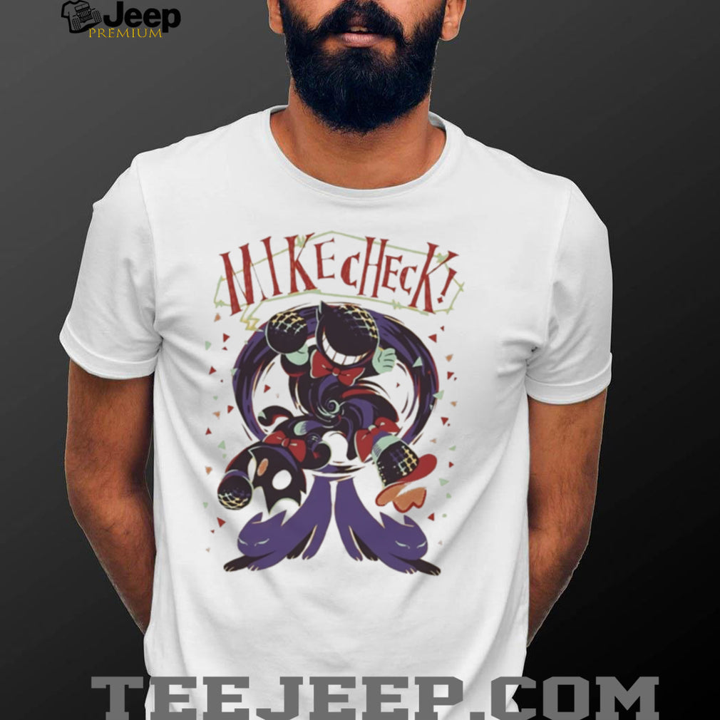 Mike check graphic shirt