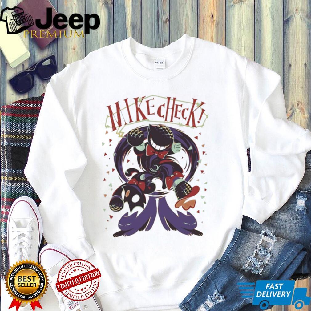 Mike check graphic shirt