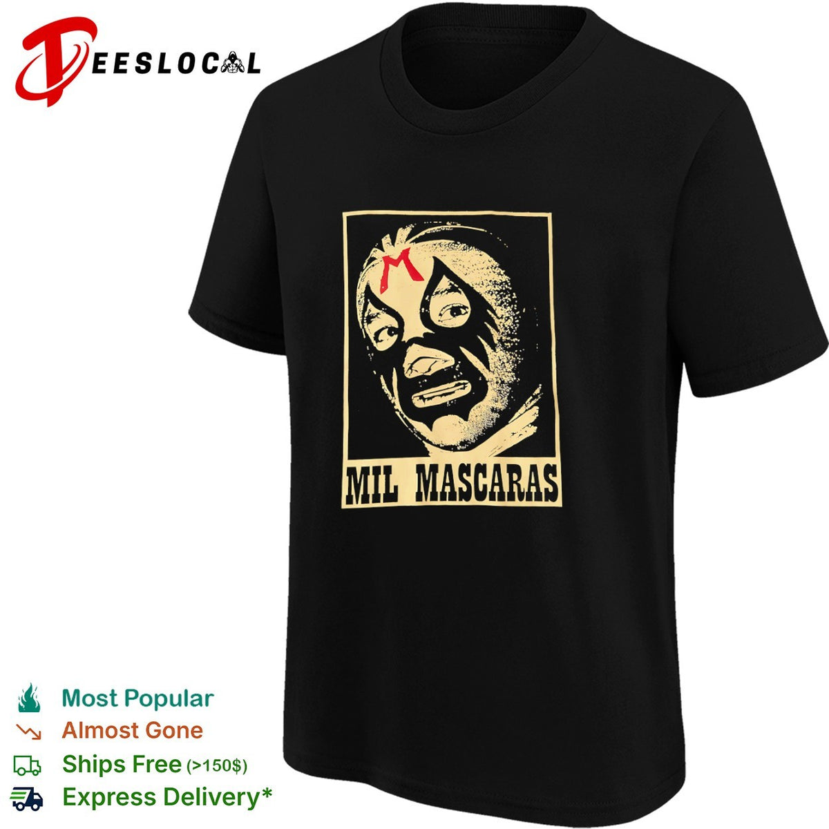 Mil Mascaras Luchador Wrestling Legend Lucha Libre Mexican Wrestling shirt