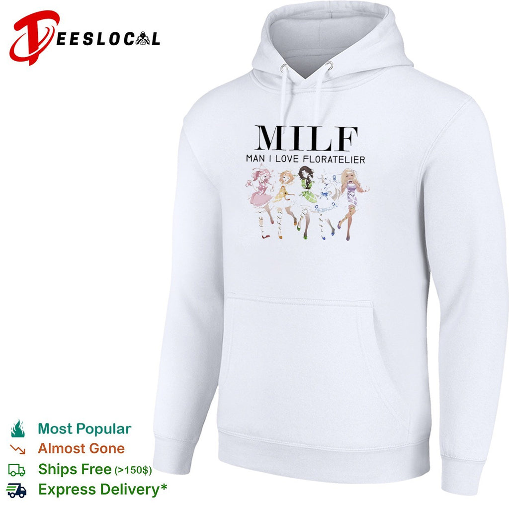 Milf Man I Love Floratelier Anime Five Characters Floral Shirt