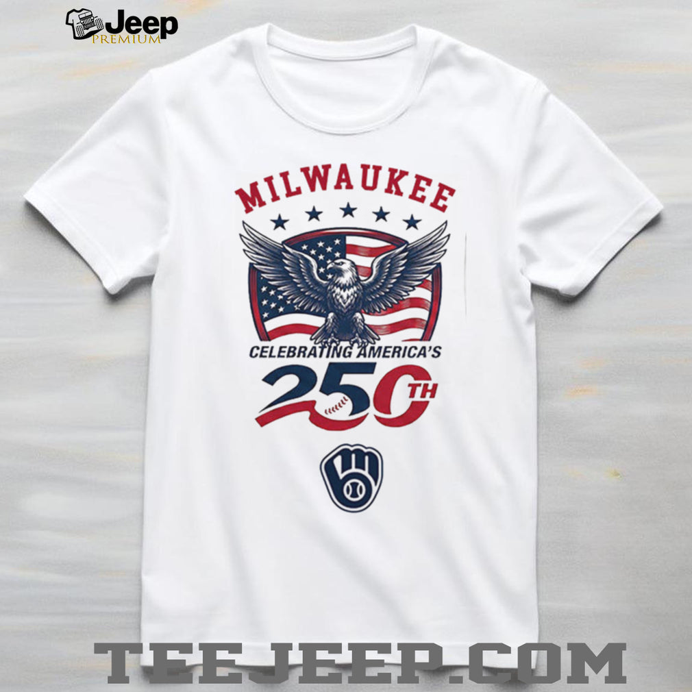 Milwaukee Brewers Celebrating America’s 250th Anniversary Custom Baseball Jersey T Shirt