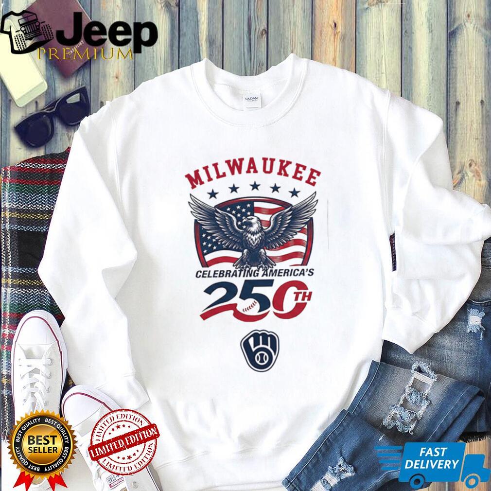Milwaukee Brewers Celebrating America’s 250th Anniversary Custom Baseball Jersey T Shirt