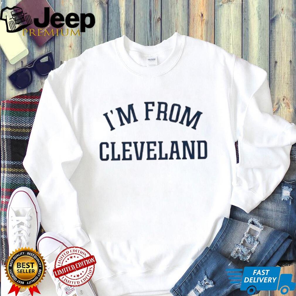 Minimalist I Am From Cleveland City Pride State Graphic T Shirt