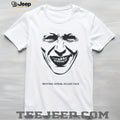 Minimalist Resting Serial Killer Face Creepy Smile Graphic Tee