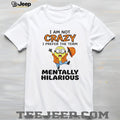 Minion Mentally Hilarious Not Crazy Construction Worker T Shirt