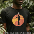 Ministry of Silly Walks Beach Sunset Silhouette Graphic T Shirt