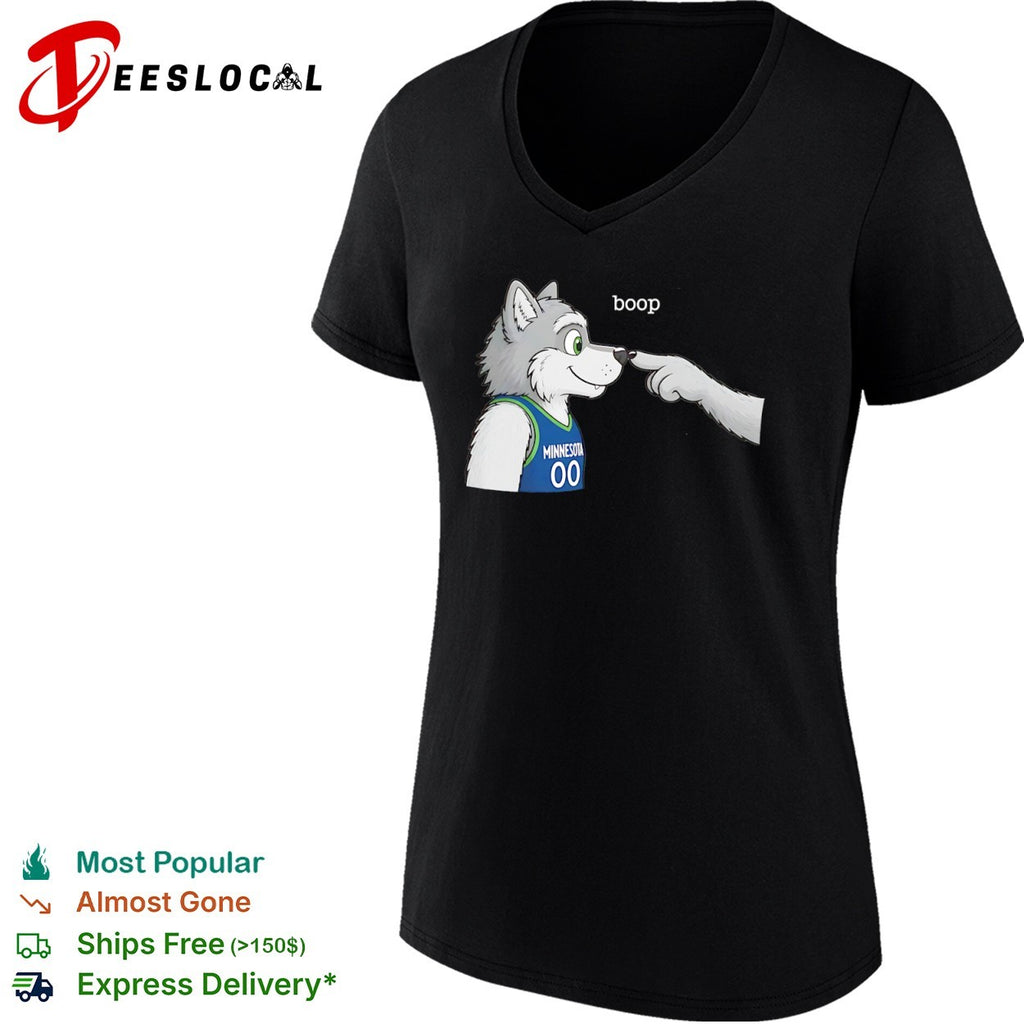 Minnesota Timberwolves NBA Boop Mascot Cartoon shirt