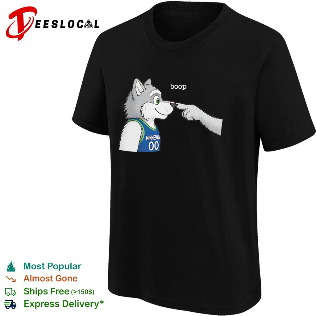 Minnesota Timberwolves NBA Boop Mascot Cartoon shirt
