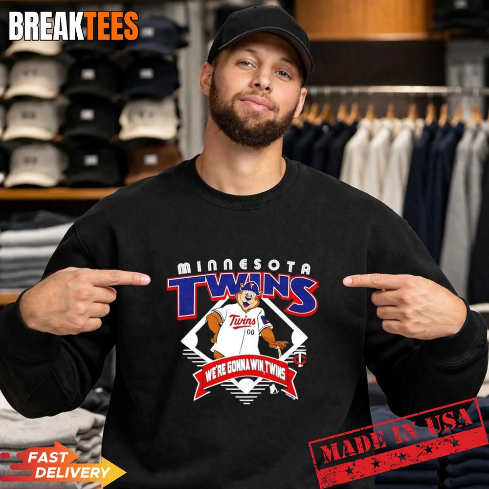 Minnesota Twins TC Bear We’re Gonna Win Twins mascot T-Shirt