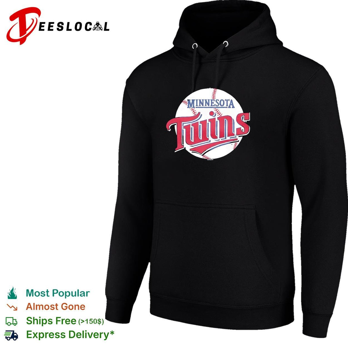 Minnesota Twins script circle TC vintage baseball logo shirt