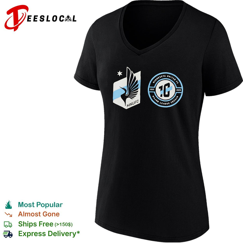 Minnesota United FC 10 Year Anniversary 2017 2026 Major League Soccer MNUFC shirt