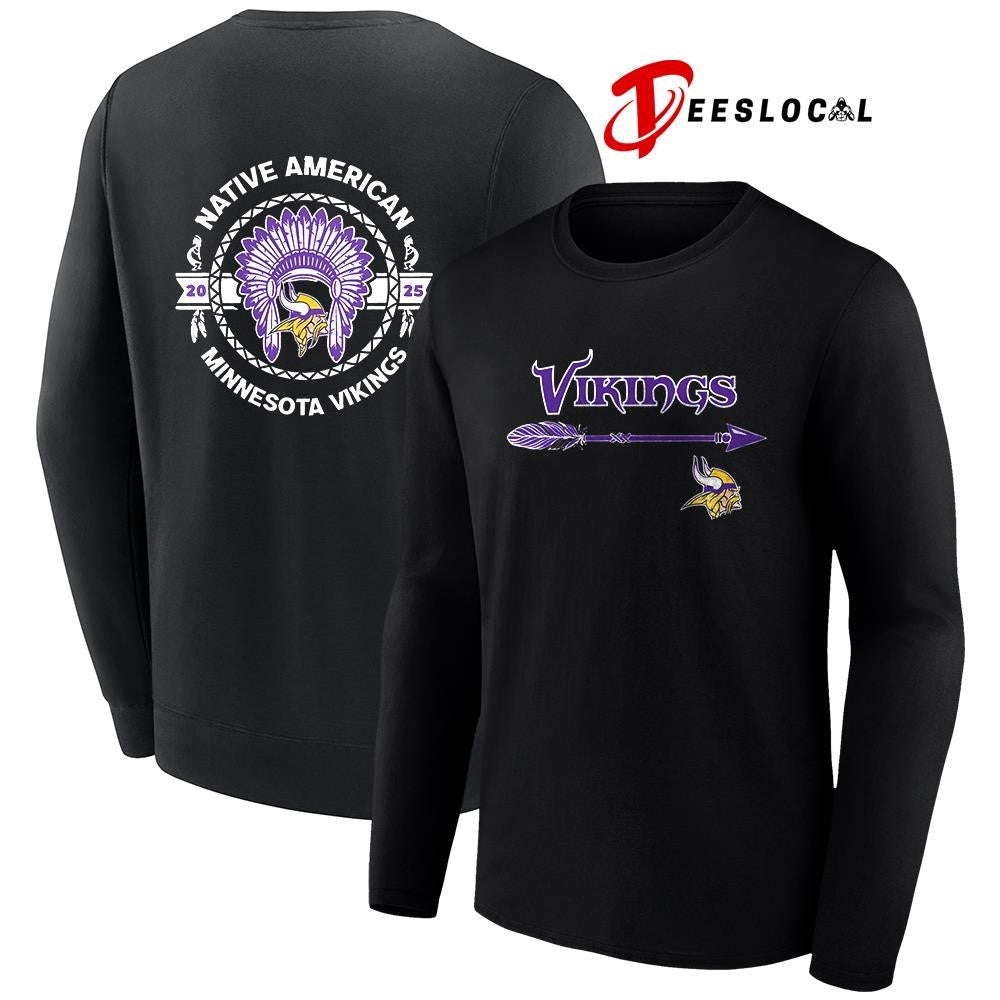 Minnesota Vikings native American Indigenous peoples day graphic shirt