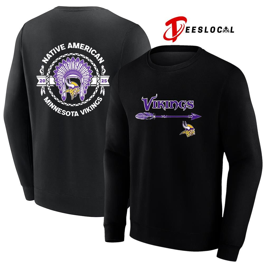 Minnesota Vikings native American Indigenous peoples day graphic shirt