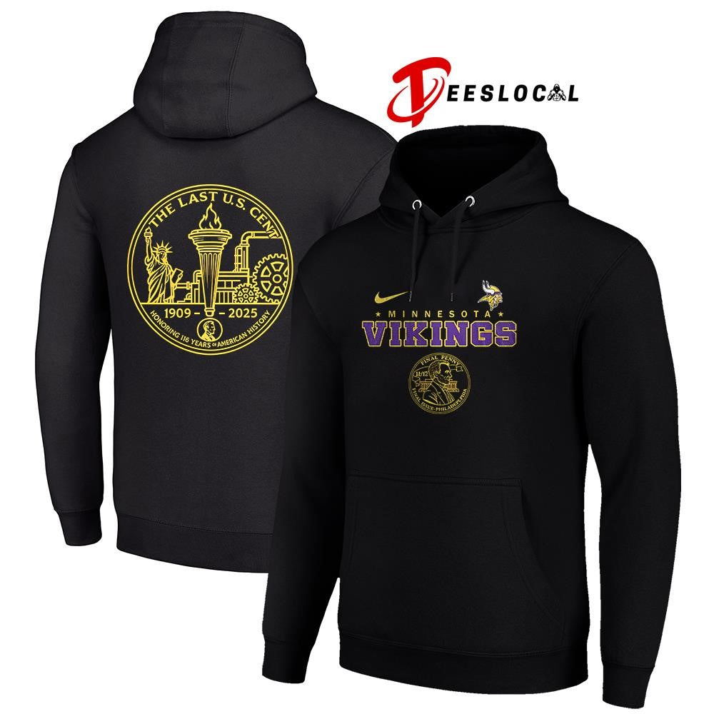 Minnesota Vikings the last US cent honoring 116 years of America history shirt