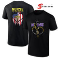 Minnesota Vikings x Army nurse it’s a work of heart shirt