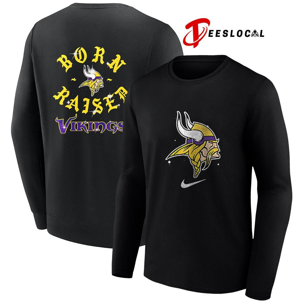 Minnesota Vikings x Born and Raised logo shirt