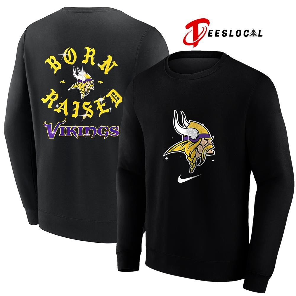 Minnesota Vikings x Born and Raised logo shirt