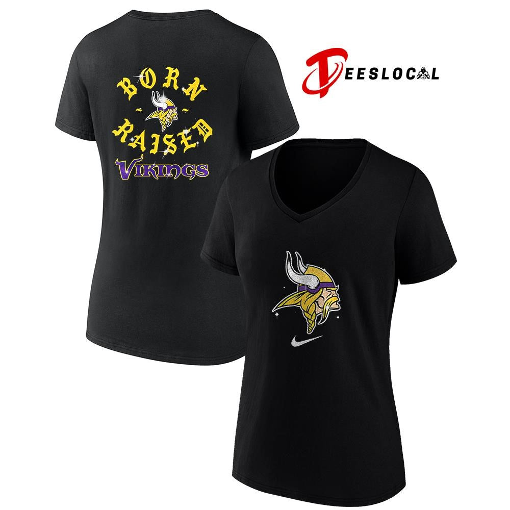 Minnesota Vikings x Born and Raised logo shirt