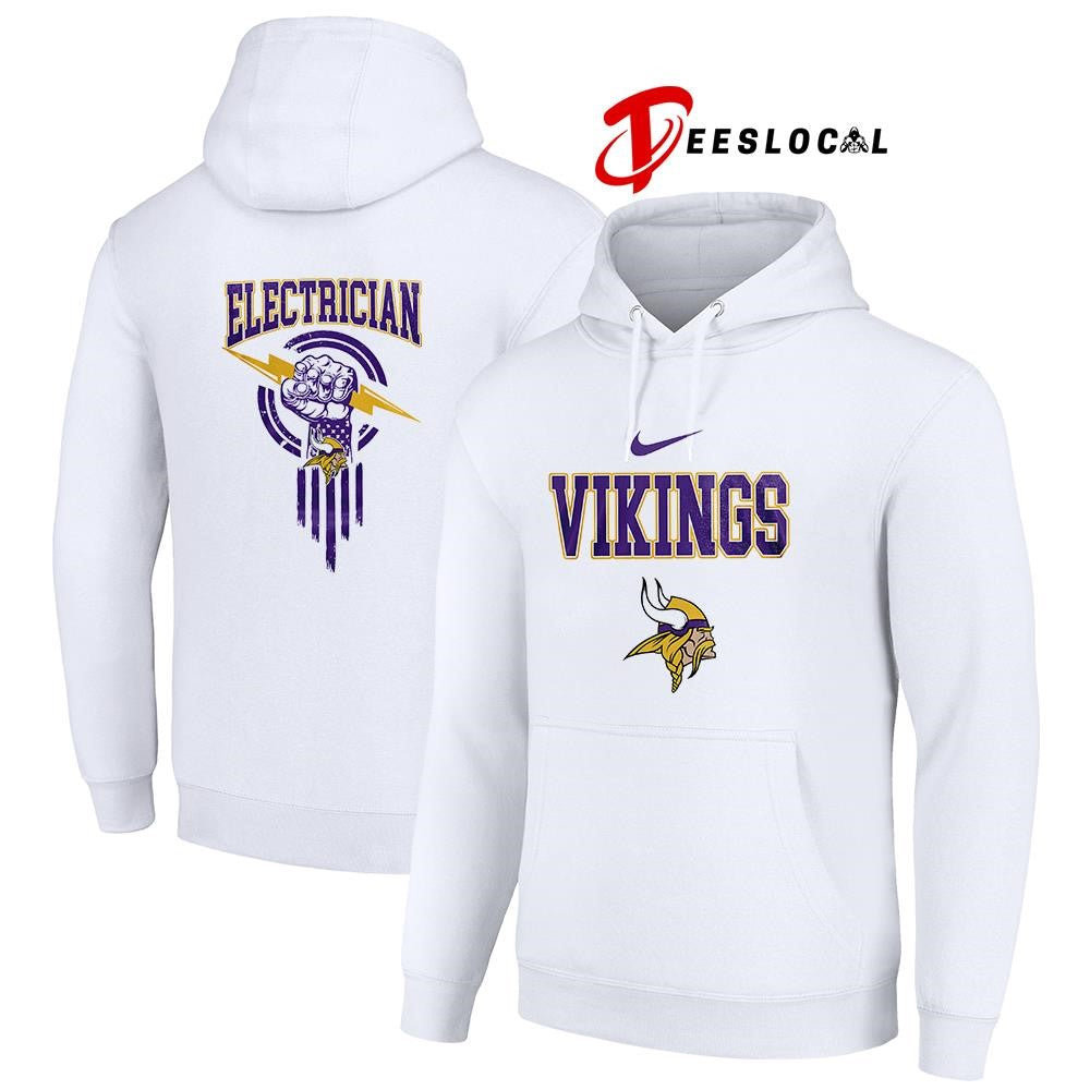 Minnesota Vikings x Electrician logo shirt