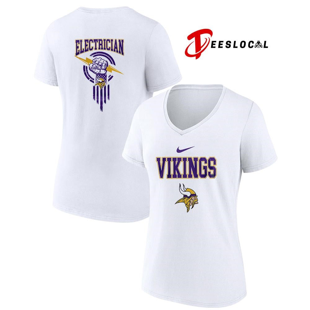 Minnesota Vikings x Electrician logo shirt