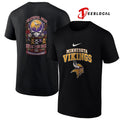 Minnesota Vikings x Grateful Dead steal your face peace love logo shirt