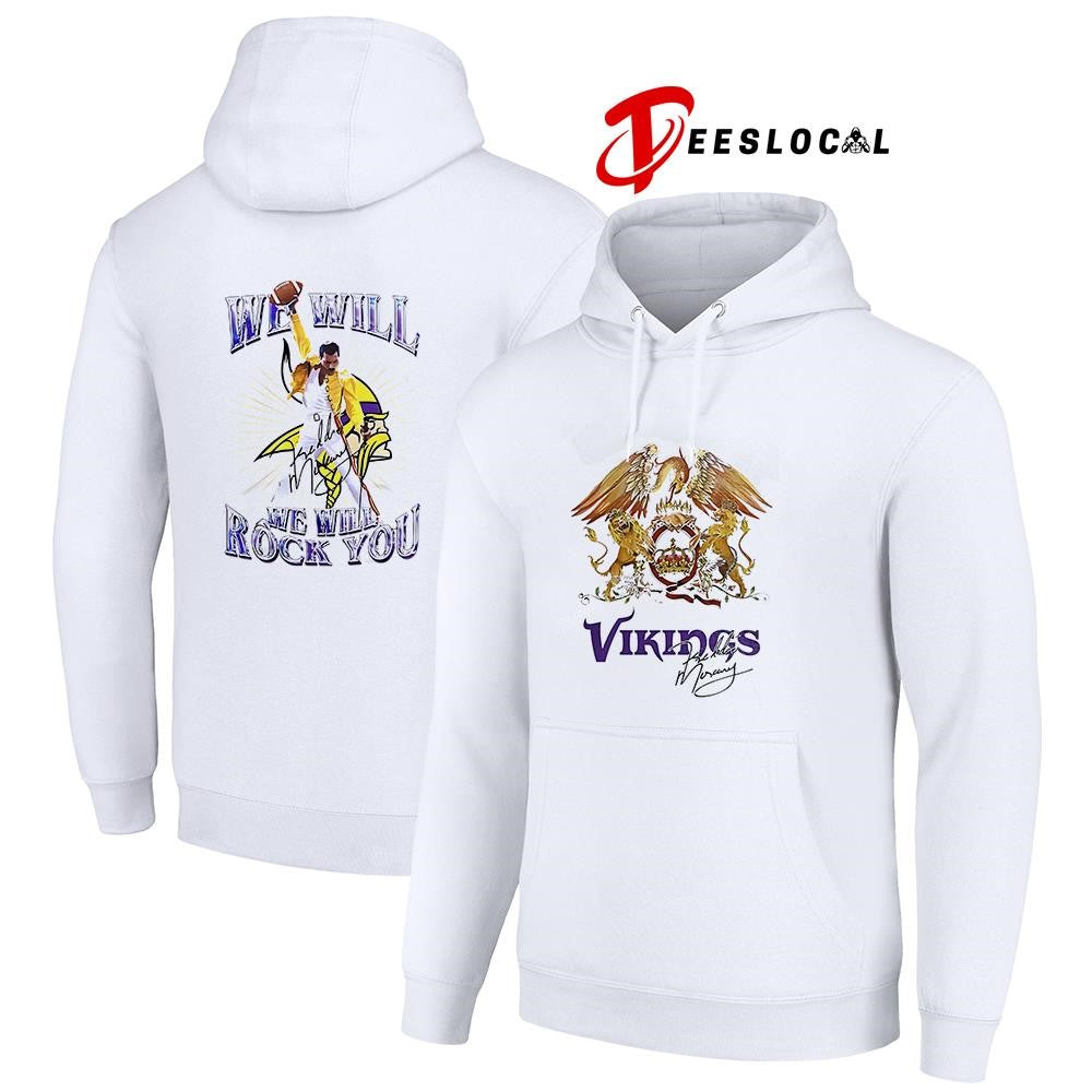 Minnesota Vikings x Minnesota Vikings we will we will rock you signature shirt