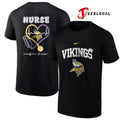 Minnesota Vikings x Nurse care love inspire logo shirt
