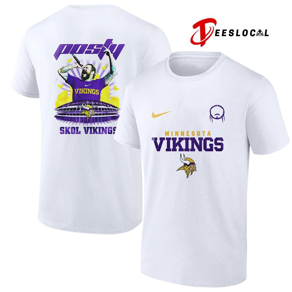 Minnesota Vikings x Post Malone Posty stadium shirt