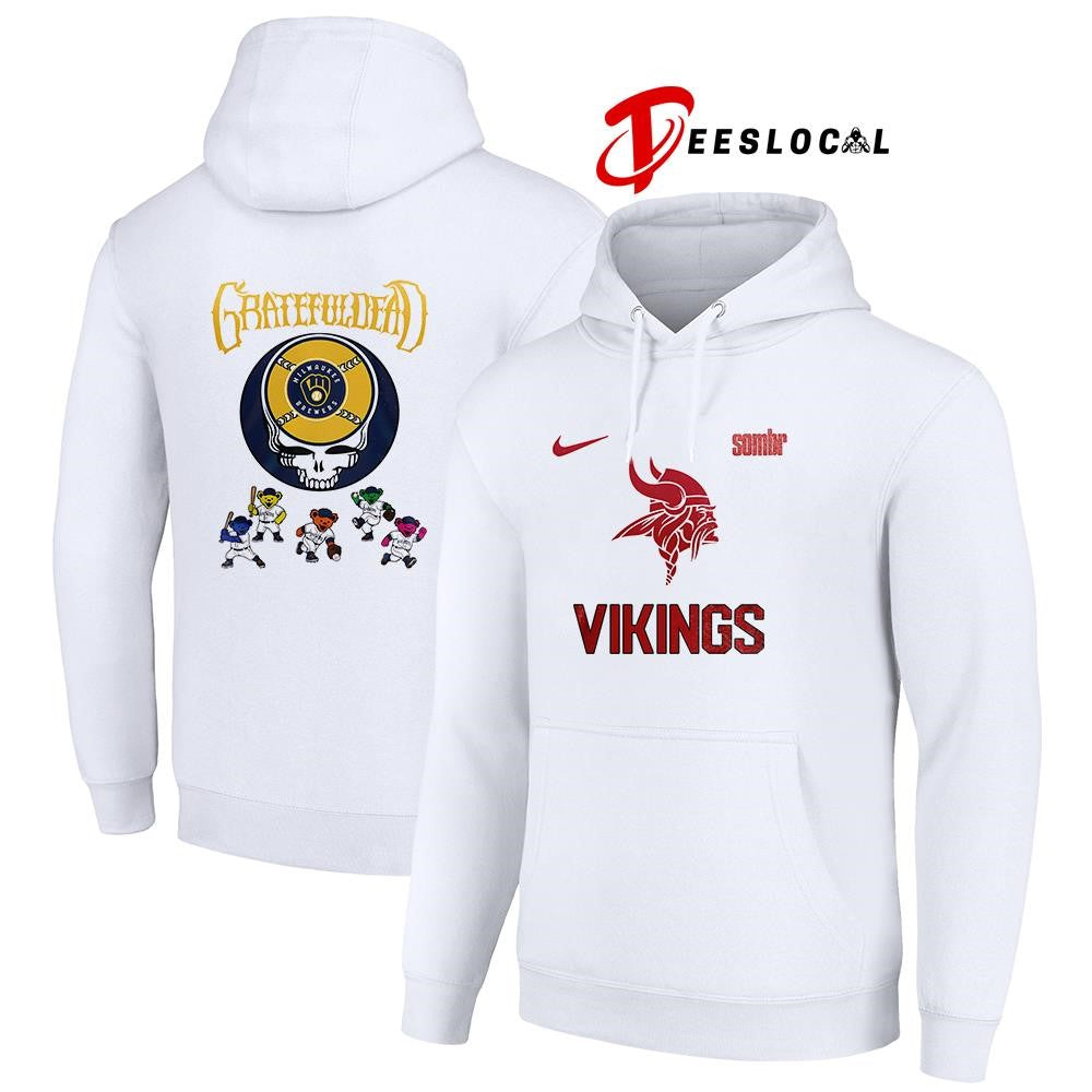 Minnesota Vikings x Sombr The Late Nights and Young Romance tour signature name and number shirt