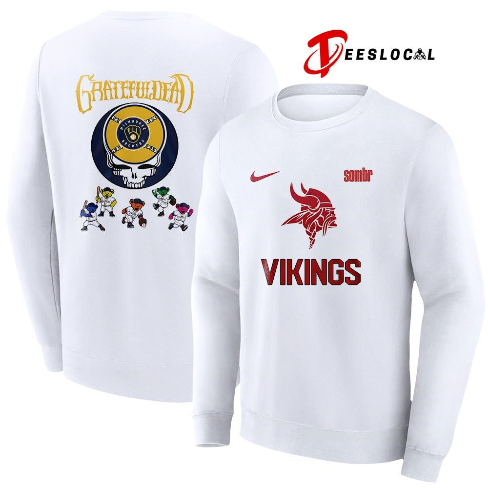 Minnesota Vikings x Sombr The Late Nights and Young Romance tour signature name and number shirt