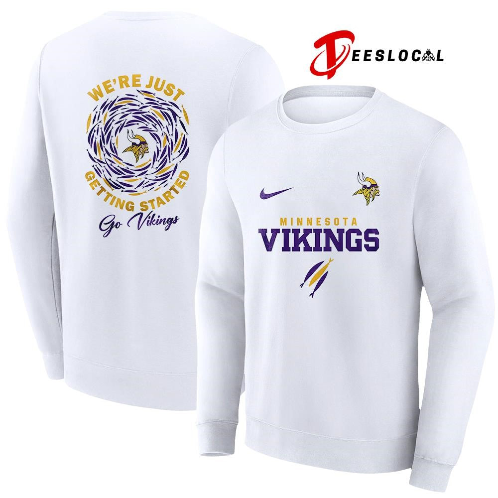 Minnesota Vikings x The Chosen we’re just getting started logo shirt