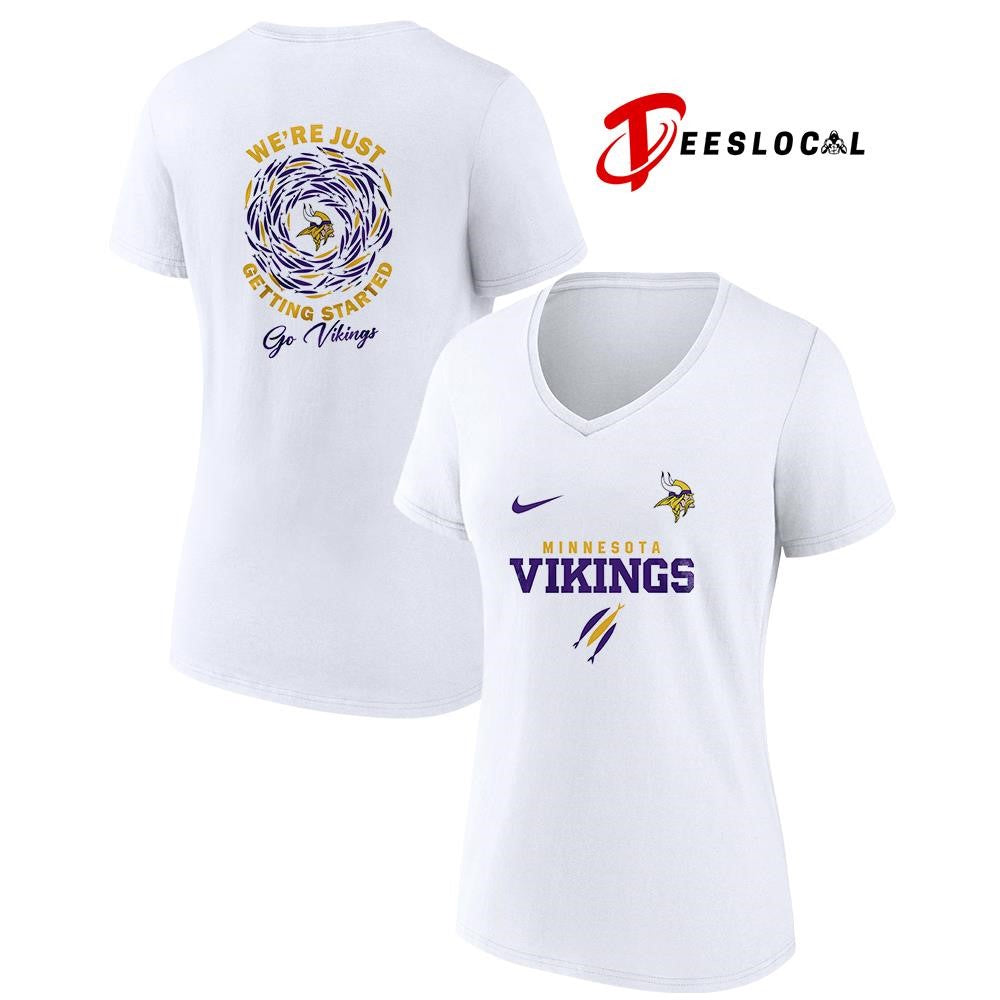 Minnesota Vikings x The Chosen we’re just getting started logo shirt