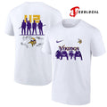 Minnesota Vikings x U2 band signature silhouette shirt