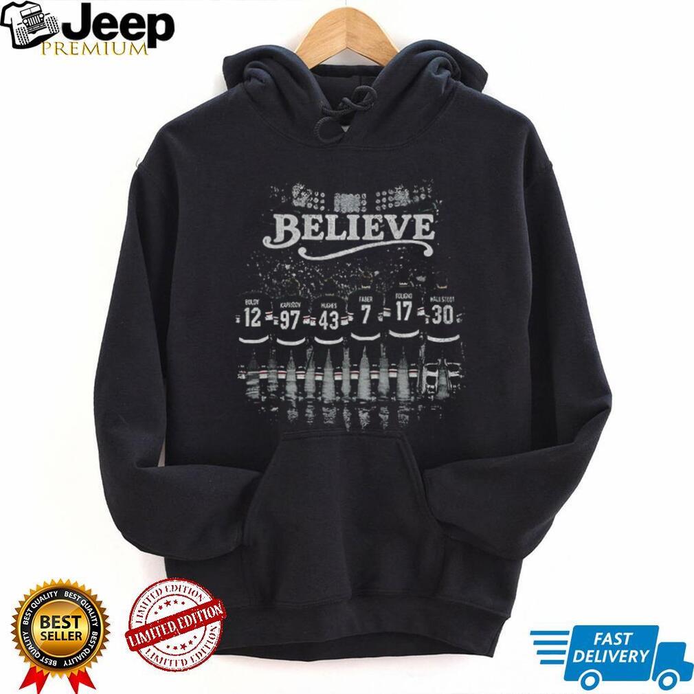 Minnesota Wild Hockey 2026 Playoffs Believe Team Roster T Shirt