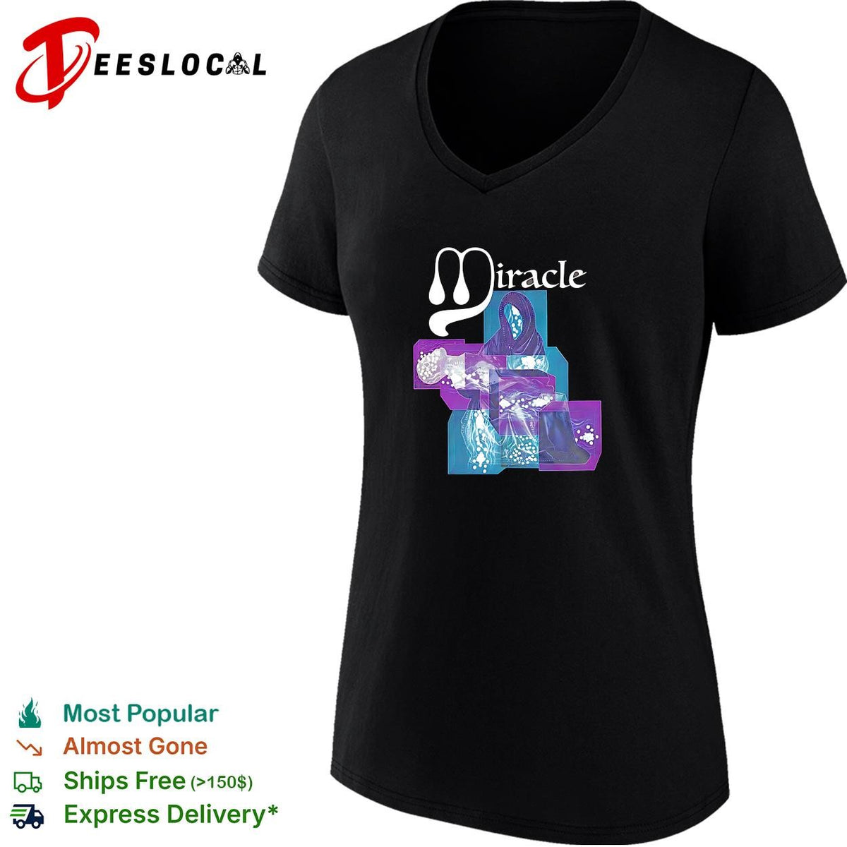 Miracle Cults of the Lamb Figure in Abstract Geometric Cube Art Print shirt