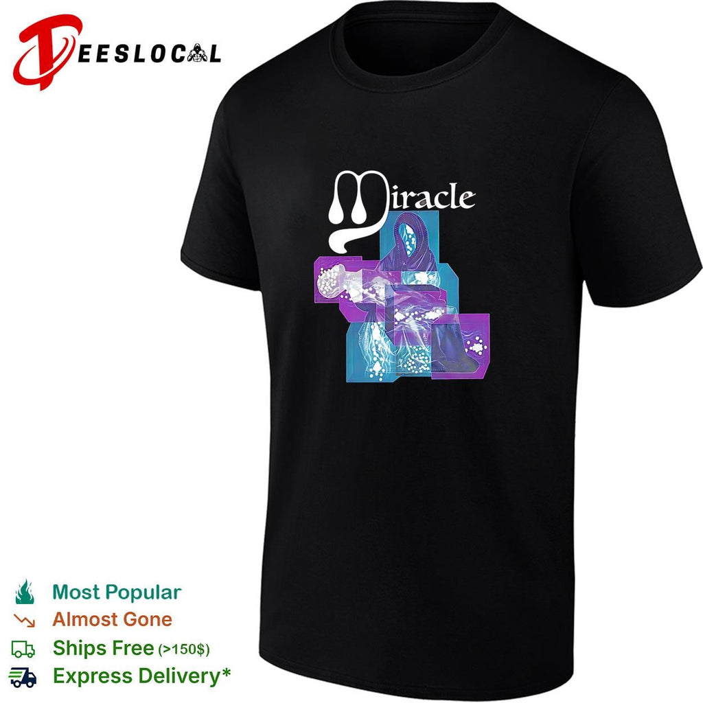 Miracle Cults of the Lamb Figure in Abstract Geometric Cube Art Print shirt