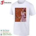 Mirra Andreeva Fight beyond your years tennis player red clay match shirt