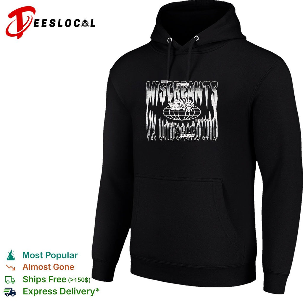 Miscreants Vx Underground Null Sig Error 404 Cat Globe Internet Cyber Security shirt