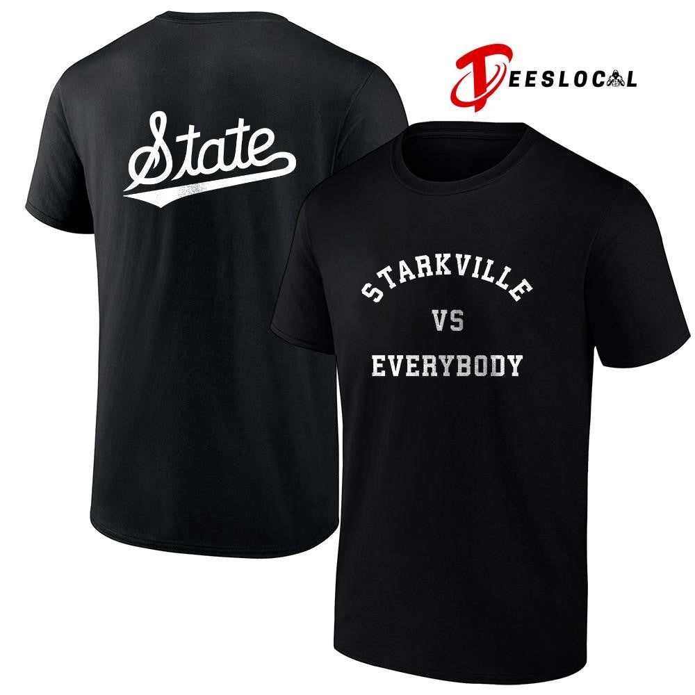 Mississippi State Bulldogs Starkville vs everybody graphic shirt