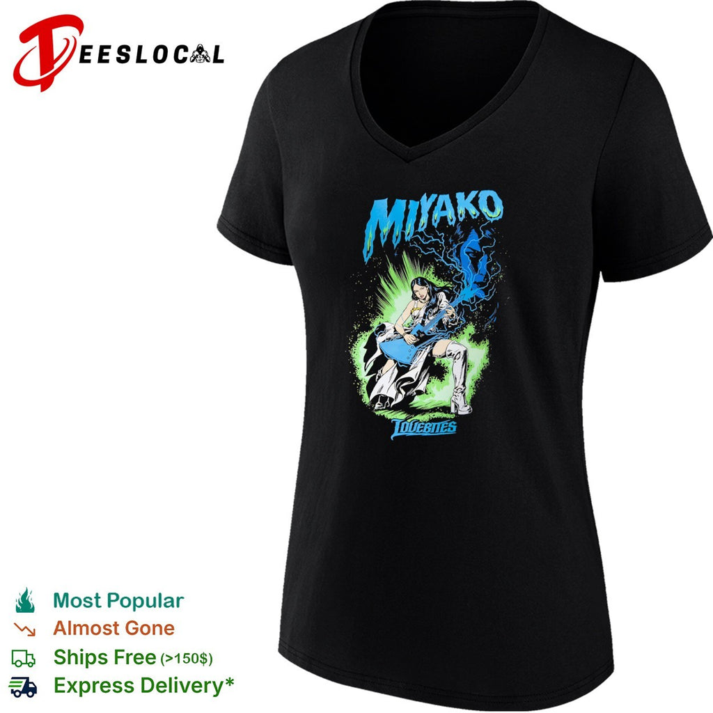 Miyako Lovebites Heavy Metal Guitarist Electric Lightning shirt